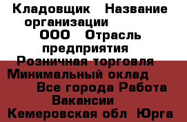 Кладовщик › Название организации ­ O’stin, ООО › Отрасль предприятия ­ Розничная торговля › Минимальный оклад ­ 17 200 - Все города Работа » Вакансии   . Кемеровская обл.,Юрга г.